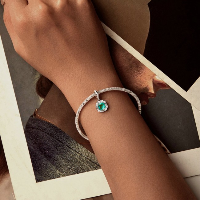 Talisman pandantiv argint cu piatra turcoaz