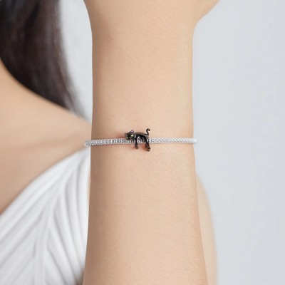 Talisman argint Pisicuta Jucausa neagra Talisman argint Pisicuta Jucausa neagra