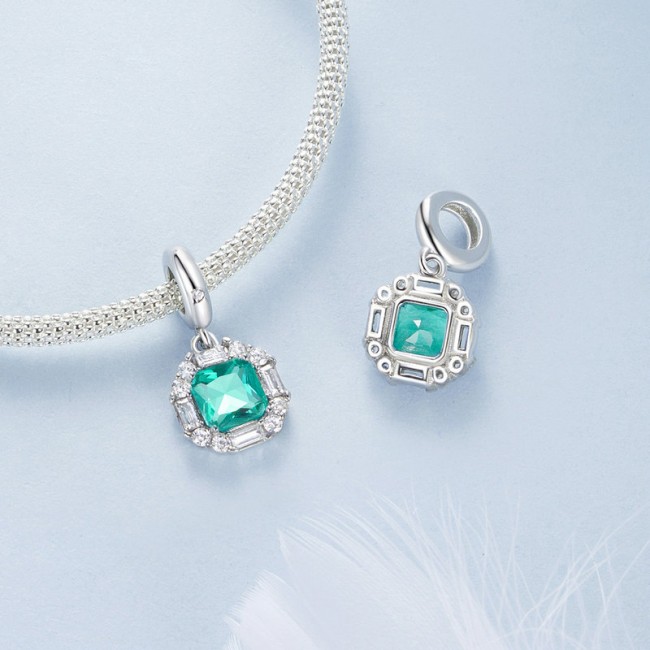 Talisman pandantiv argint cu piatra turcoaz