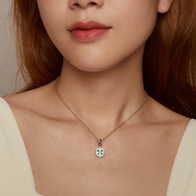 Talisman pandantiv argint cu piatra turcoaz