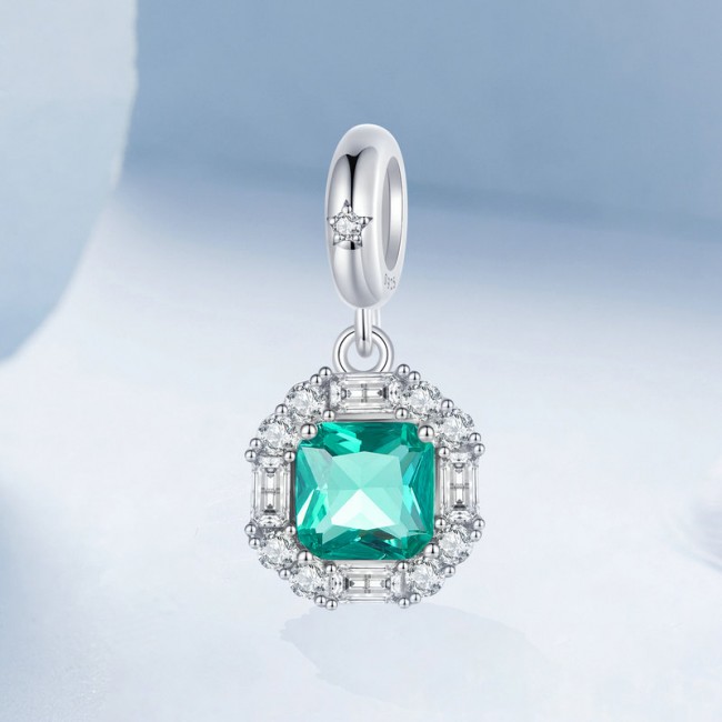 Talisman pandantiv argint cu piatra turcoaz