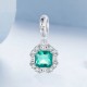 Talisman pandantiv argint cu piatra turcoaz