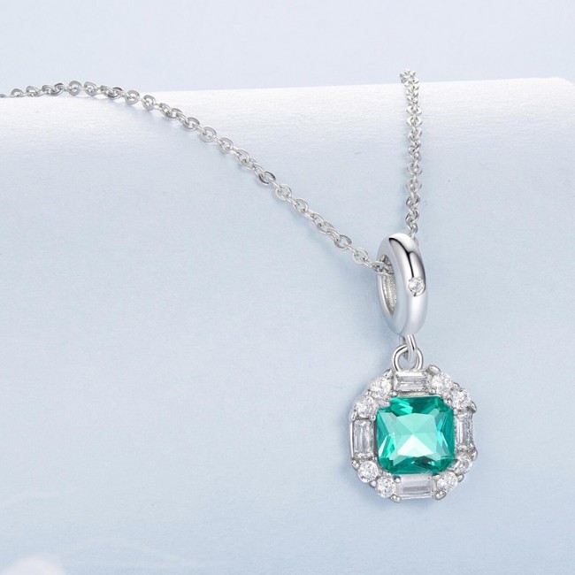 Talisman pandantiv argint cu piatra turcoaz