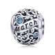Talisman argint Birthday Stone March Talisman argint Birthday Stone March