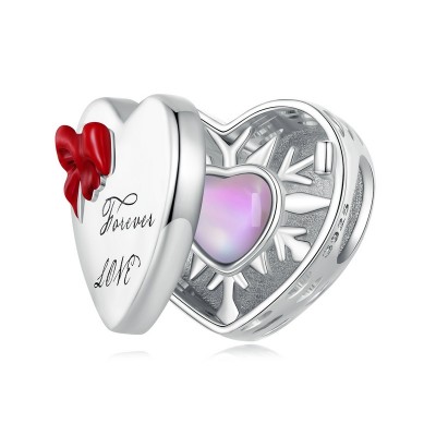 Talisman argint inima care se deschide iubire vesnica Talisman argint inima care se deschide iubire vesnica