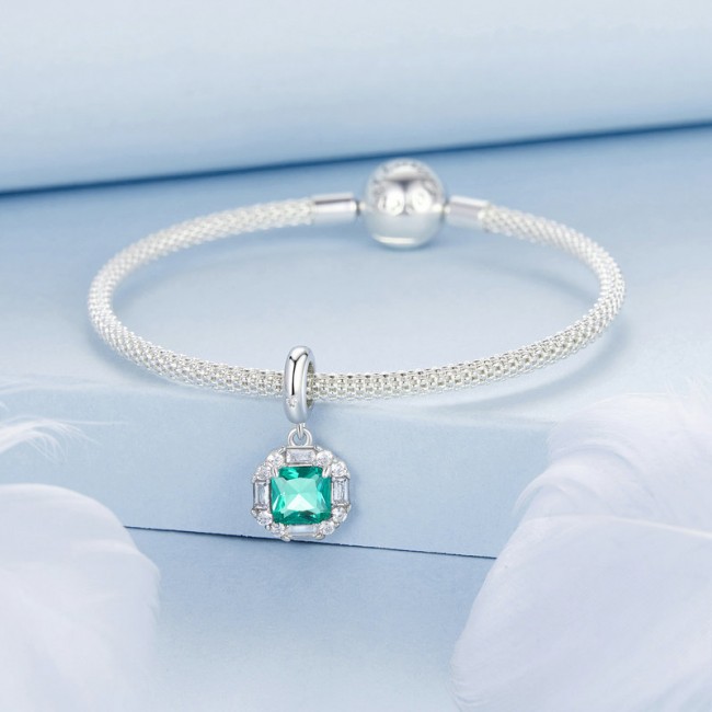 Talisman pandantiv argint cu piatra turcoaz