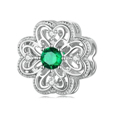 Talisman argint Trifoi cu Patru Foi Talisman argint Trifoi cu Patru Foi