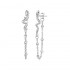 Cercei argint Sarpe Lungi