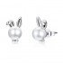 Cercei argint Cute Pearl Bunny