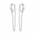 Cercei argint Lungi cu Lant