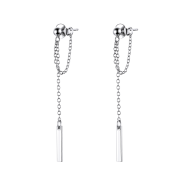 Cercei argint Long Chain Paradise