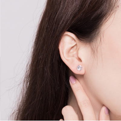 Cercei argint Diamond Stud Cercei argint Diamond Stud