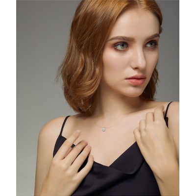 Colier argint Simple Silver Cubic Zircon Tear Colier argint Simple Silver Cubic Zircon Tear