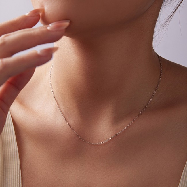 Lant fin clasic din argint