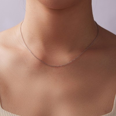 Lant fin clasic din argint