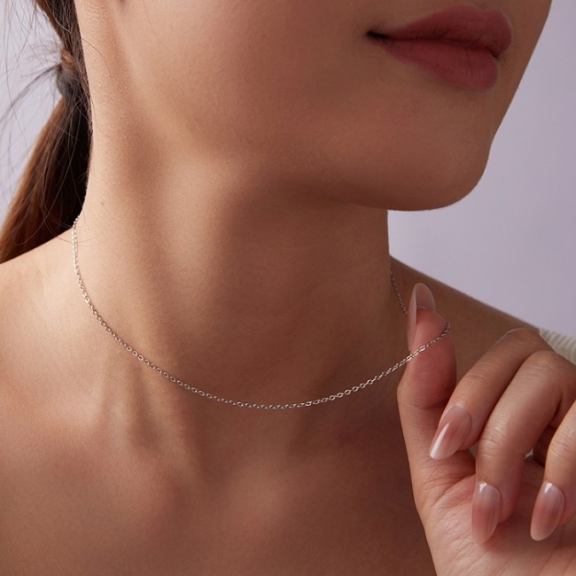 Lant fin clasic din argint