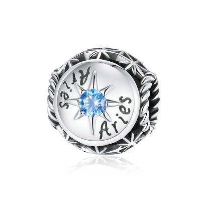 Talisman argint Berbec Zodiac 