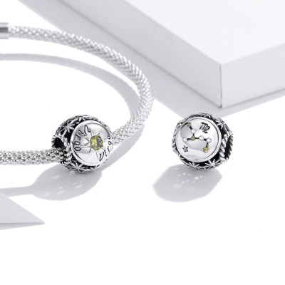 Talisman argint Fecioara Zodiac 