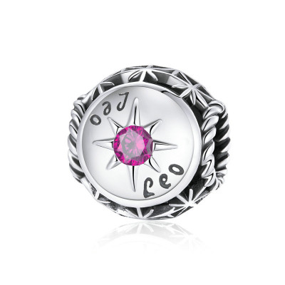 Talisman argint Leu Zodiac 