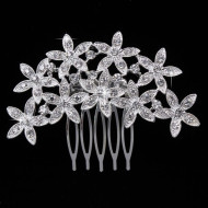 Accesoriu par agrafa tip pieptene Euphoria cu diamante de zirconiu cubic