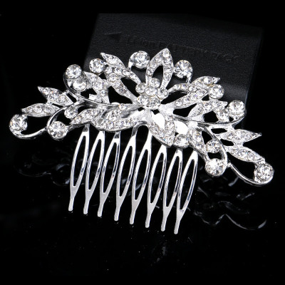 Accesoriu par agrafa tip pieptene Donatella cu diamante de zirconiu cubic 