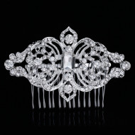 Accesoriu par agrafa tip pieptene Adore cu diamante de zirconiu cubic 