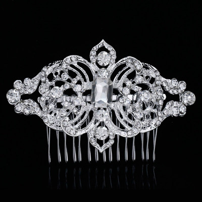 Accesoriu par agrafa tip pieptene Adore cu diamante de zirconiu cubic 