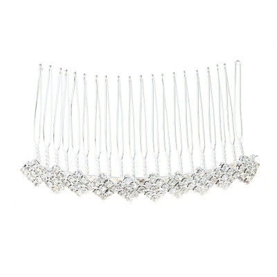 Accesoriu par agrafa tip pieptene Dazzy cu diamante de zirconiu cubic 