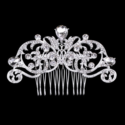 Accesoriu par agrafa tip pieptene Gorgeous cu diamante de zirconiu cubic