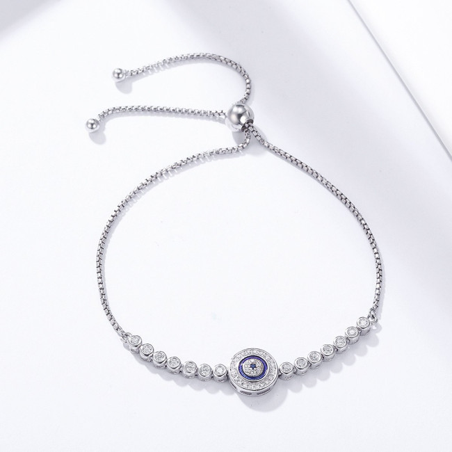 Bratara argint 925 Luxury Blue Eye