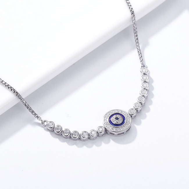 Bratara argint 925 Luxury Blue Eye