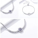 Bratara argint 925 Luxury Blue Eye