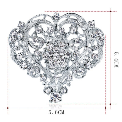 Brosa in forma de inima Splendid Diamonds