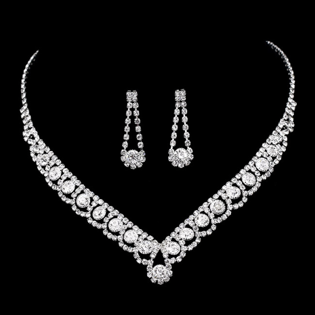 Set Colier si Cercei Silver Formidable