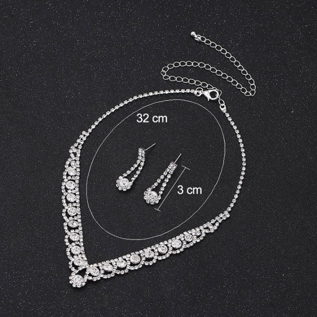 Set Colier si Cercei Silver Formidable