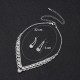 Set Colier si Cercei Silver Formidable
