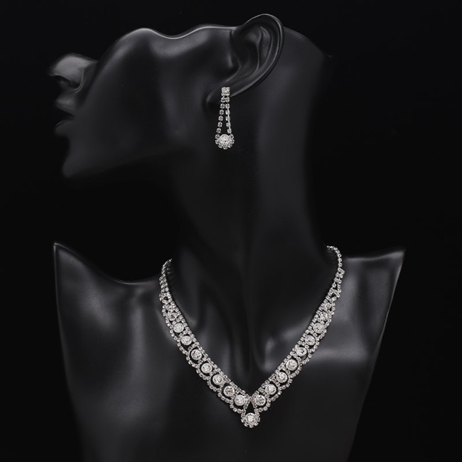 Set Colier si Cercei Silver Formidable