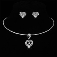Set bijuterii Stunning Heart Diamond