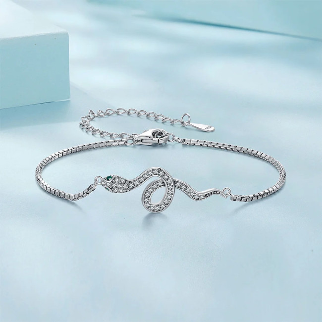 Bratara argint 925 Beautiful Snake