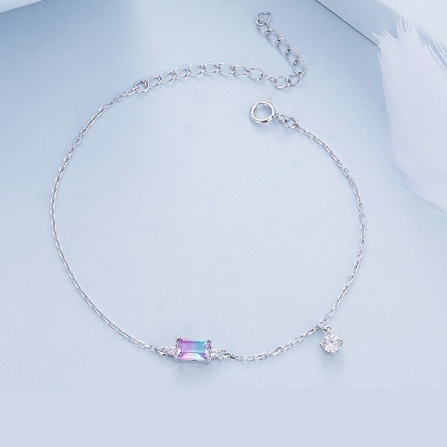 Bratara argint Tourmaline