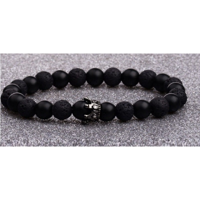 Bratara Lava Rock Black King 