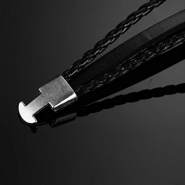 Bratara Sailor neagra cu ancora