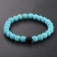 Bratari set cuplu Yin Yang Blue Black