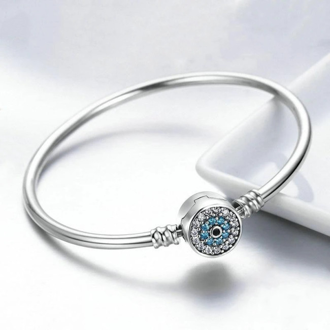 Bratara argint 925 Blue Eye of Protection