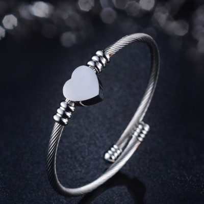 Bratara cu inima bangle Silver Moments of Love