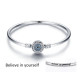 Bratara argint 925 Blue Eye of Protection