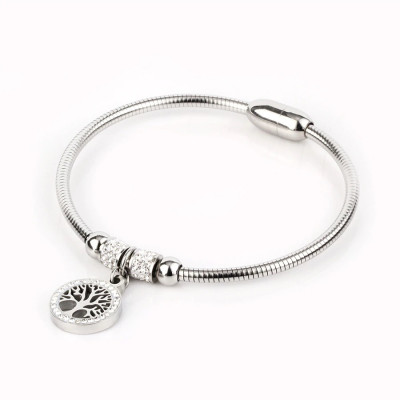 Bratara Charm Copacul Vietii Silver