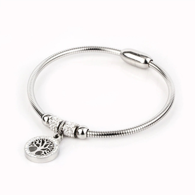 Bratara Charm Copacul Vietii Silver
