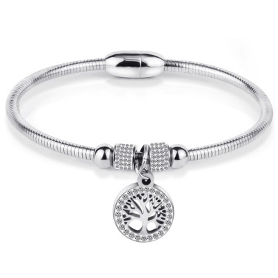 Bratara Charm Copacul Vietii Silver
