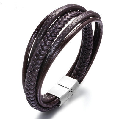 Bratara Hombre Brown inchizatoare magnetica